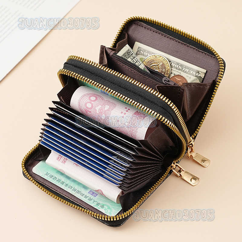 New Accordion Zipper Card Holder Fashion Multi-card Slot Large Capacity Zipper Coin Purse for Women H250806