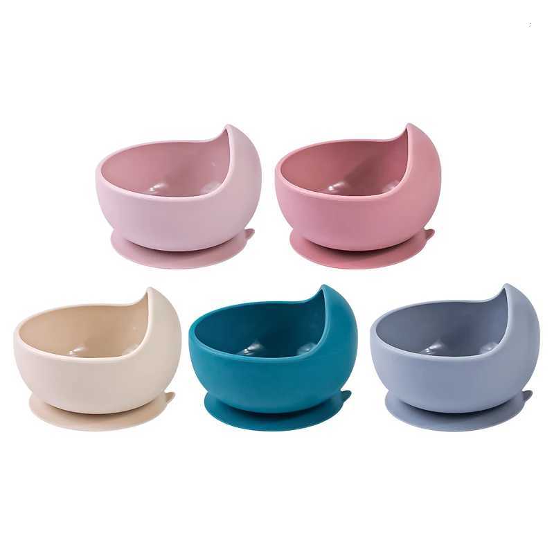 1PC Baby Silicone Bowl With Sucker Soft Material Baby Tableware Baby Food Storage Infant and Young Training Learning To Eat Bowl X250806