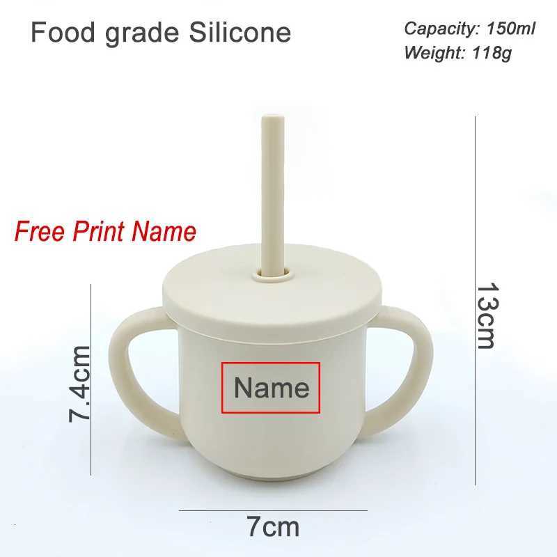 Personalized Name for Baby Feeding Cup Bottle Straw Cu Baby Learning Drinking Cup Toddler Drinking Bottle Children Drinking Cup X250806