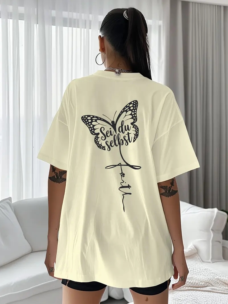 Retro Bohemian Artistic Women's Designer Tees 180g Cotton designer clothes women Plus Size Customizable Retro Prints US Warehouse 3Day Delivery 4