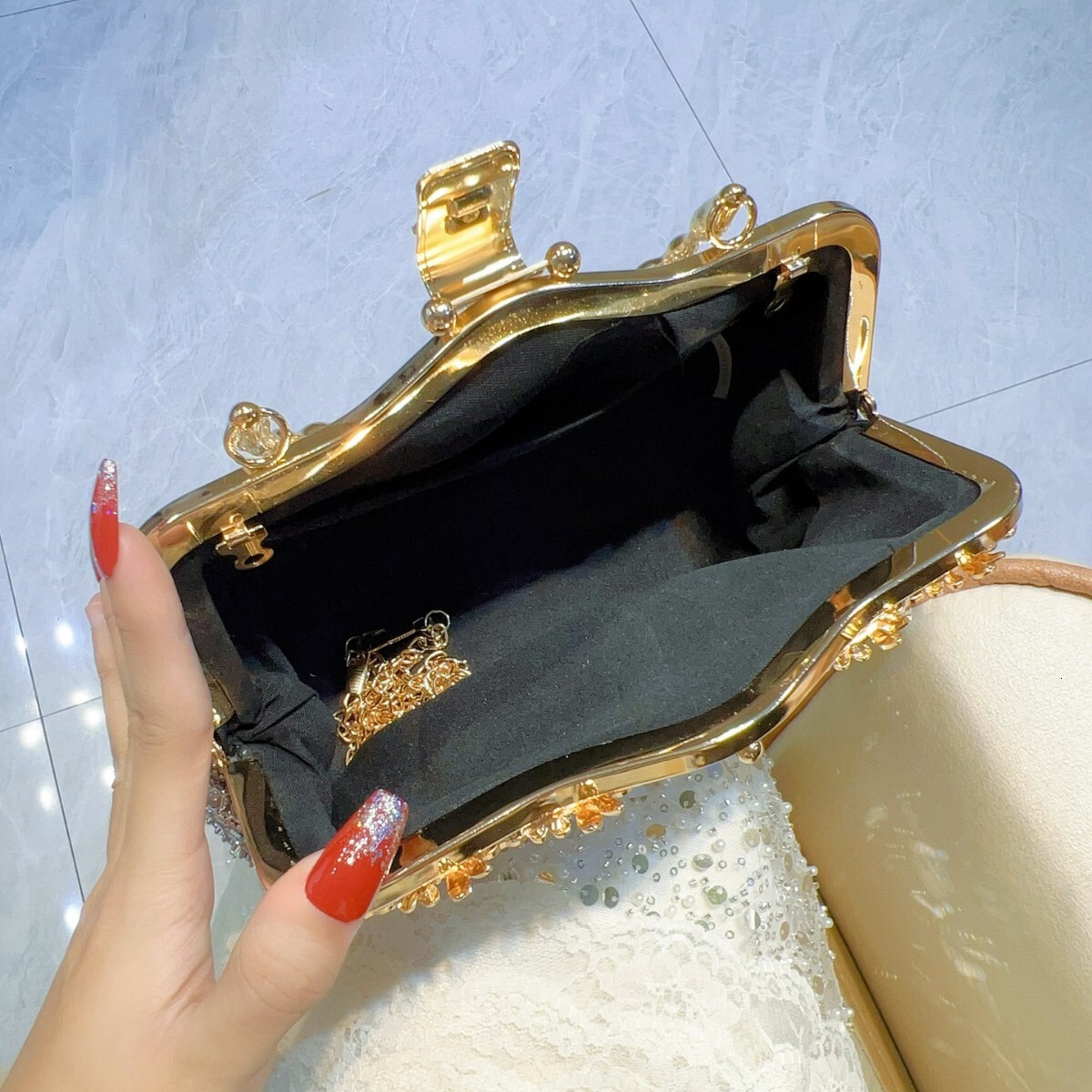 Designer rhinestone handbag inlaid bag 2025 new single shoulder crossbody bag