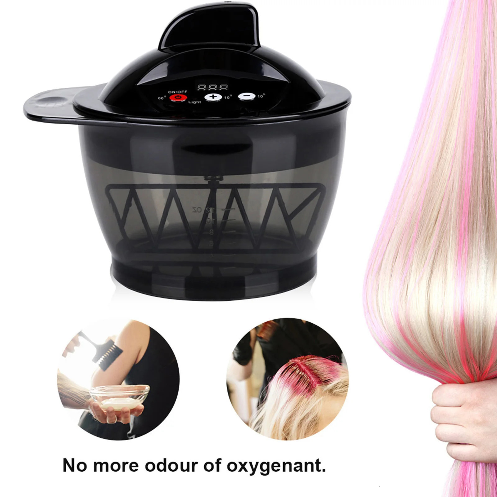 Professional Hair Color Wax Dyeing Hair Electric Hair Coloring Automatic Mixer Hairs Color Mixing Bowl Hairdressing Tools Device 250805