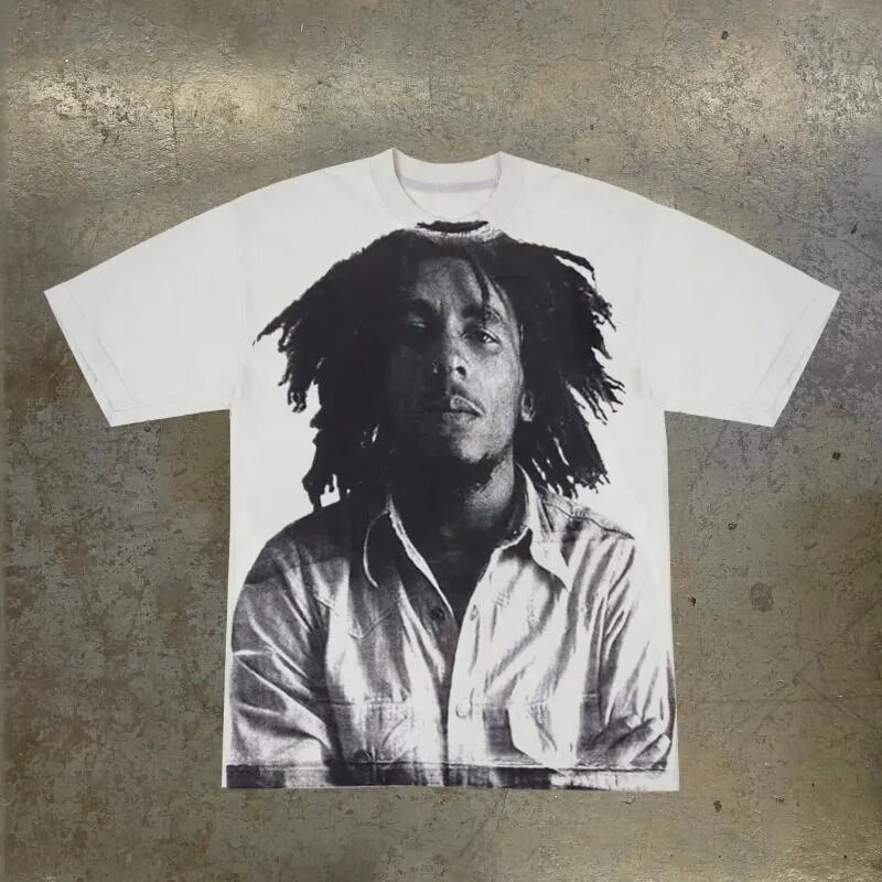 Men's T Shirts 2000s Vintage Casual Girl Print Y2k Women's T-shirts Short Sleeve O-Neck Streetwear Harajuku Gothic Tee Crop Top Men Kid Clot