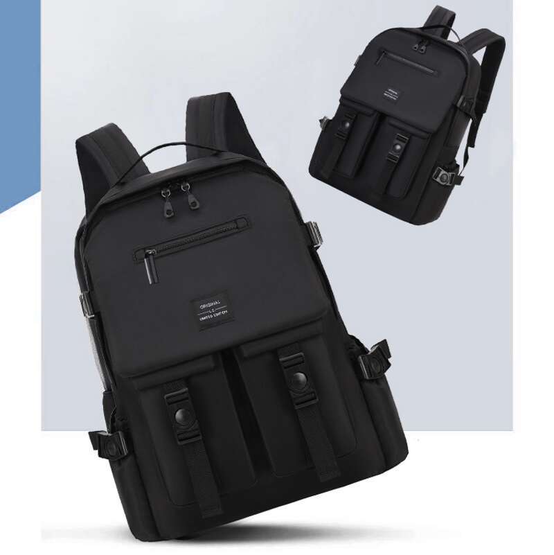 Men's casual backpack, classic large capacity travel & school bag, laptop bag