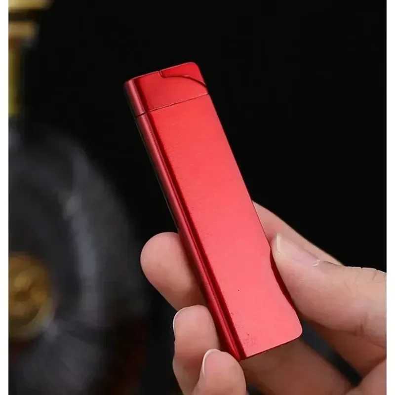 Mini Cigarette Lighter Windproof Green Jet Flame Torch Lighter Inflatable Butane Gas Smoking Accessories Pocket Lighter Z250806