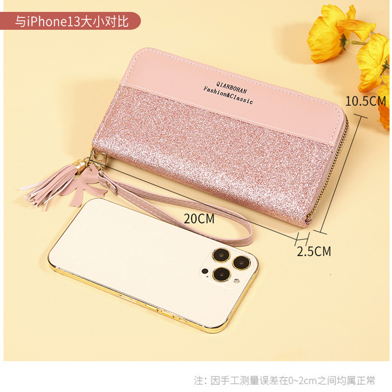 New Women's Zipper Long Ins Large Capacity Wallet Female Clutch