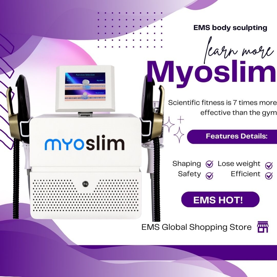 Myoslim EMS Roller Device Body Sculpting Machine For Fat Reduction And Skin Tightening Professional Beauty Equipment For Salon Or Spa Use