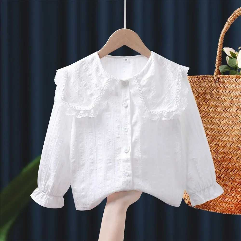 Childrens Clothing Blouse for Girls Kids Shirts Toddler Girl Clothes Top Vintage Casual Fairy Princess Cute Elegant Long Sleeve X250806