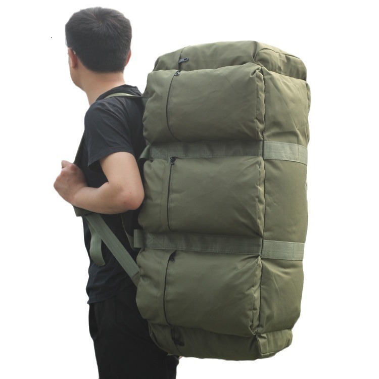 100L Large Luggage Camping Bag Army Backpack Men Outdoor Travel Shoulder Hiking Trekking Trip Tourist Military Tactical Bags 241127