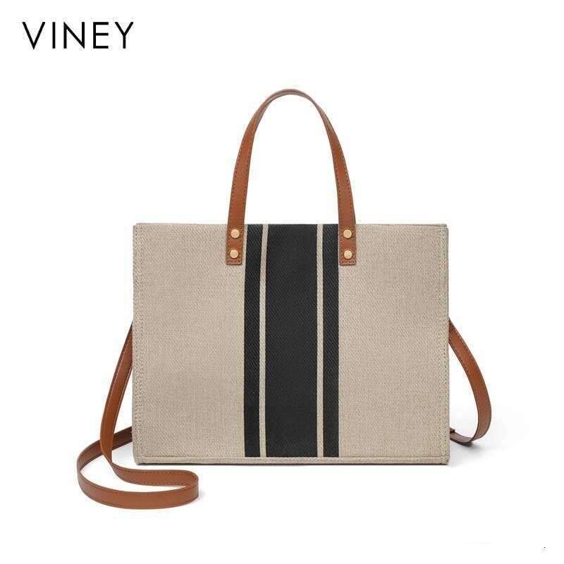 New Bags Women's Handbags Spring And Summer Large Capacity Canvas Basket Tote Bag