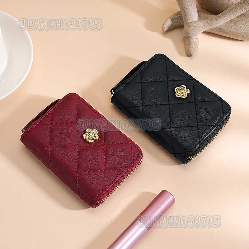 Light Luxury Small Style Womens Accordion Card Holder Multi-card Slot Large Capacity Casual Coin Purse Card Case H250806