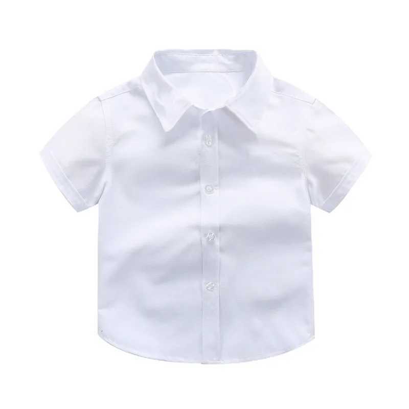 100% Cotton Summer Kids Boys Shirt Tops Clothes Children Toddler Baby Formal Cotton T-shirt Clothing Blouse 3 4 5 6 7 8 9 10 11 Years X250806