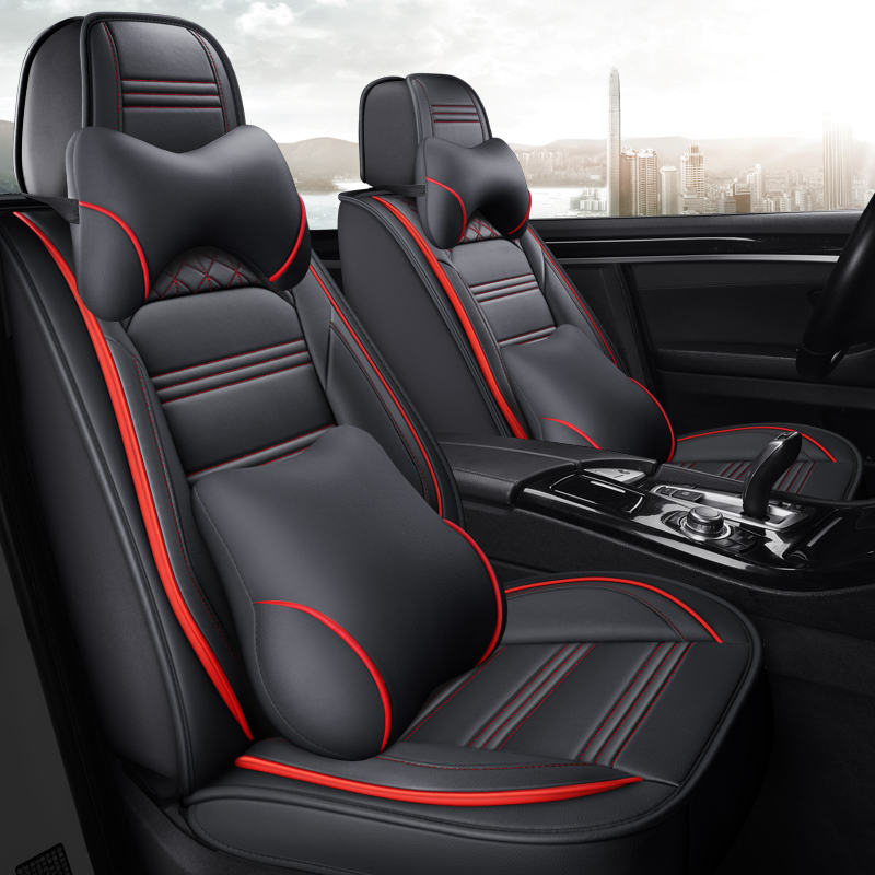 Precision-Fitted Auto Interior Upgrades with Durable Leatherette Seat Covers