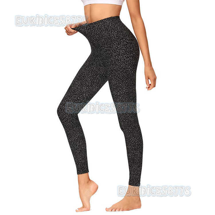 High-waisted Nine-point Leggings for Women Yoga Slim Fit Waist-hugging Hip-lifting Sports Pants H250806
