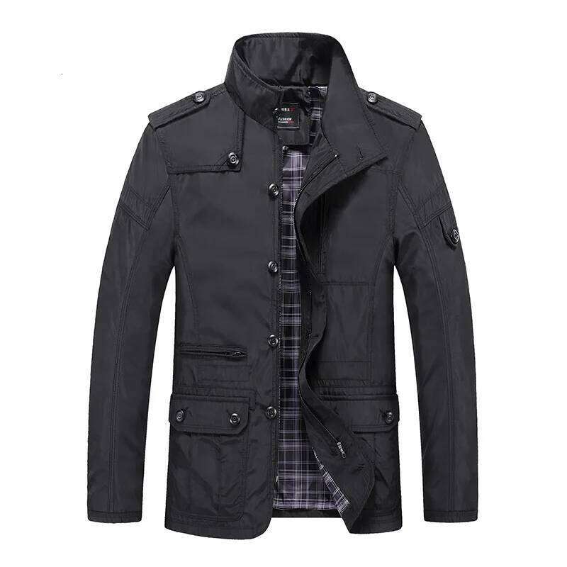 Designer Clothing 2025 MEN Slim Fit Faux Outwear Coats Man Men's Black PU Leather Biker Classics Jacket