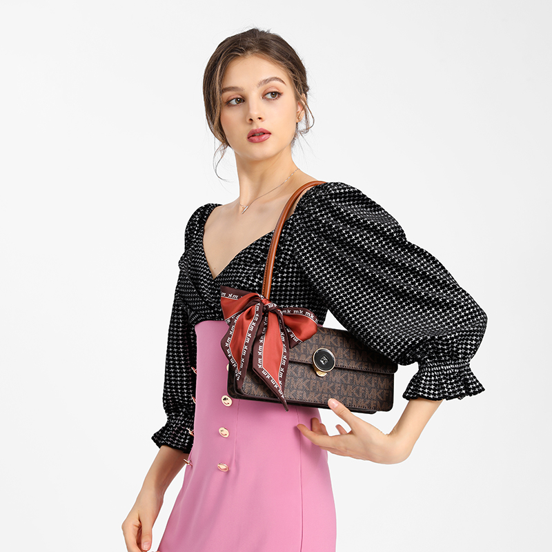 MKF designer bag free shipping Light luxury High quality casual fashion flap bag letter versatile classic Underarm bag for woman