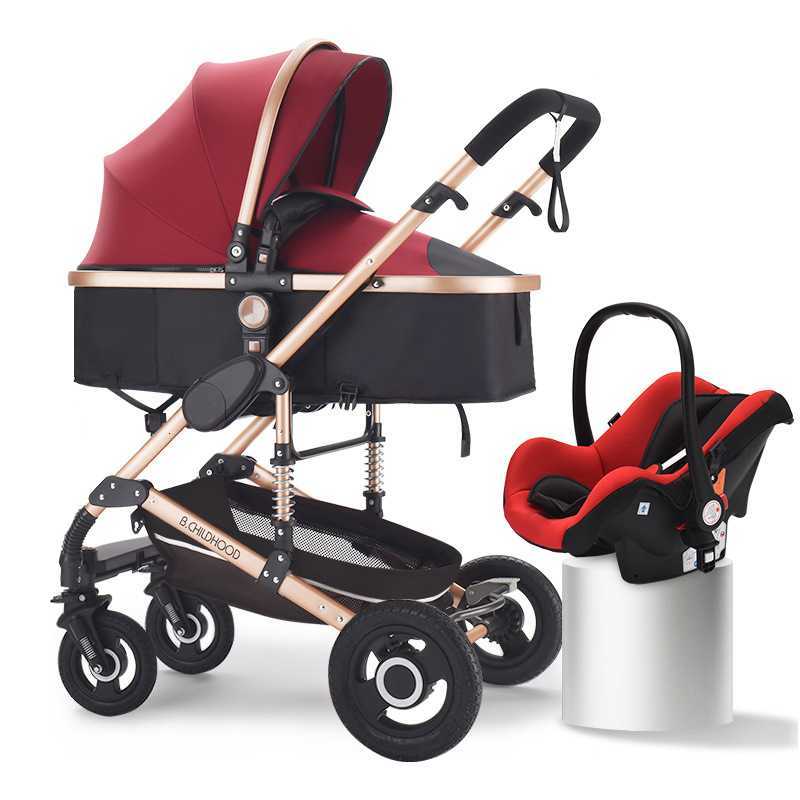 Baby stroller - two-in-one multi-functional, convertible between sitting and lying, double-sided shock-absorbing, foldable - newborn baby stroller X25