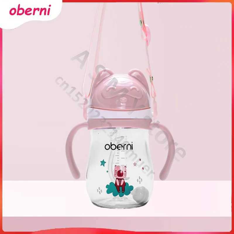100% Brand New Oberni Baby Learning to Drink Cup / Childrens Mug / With Handle Drink Cup / Mug Strap / Tritan Material Drink Cup X250806
