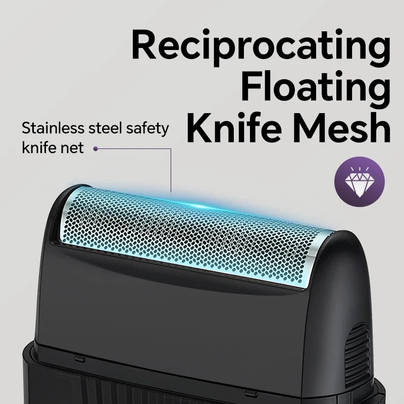 USB mens electric shaver professional electric shaver cordless shaver portable beard trimmer 250805