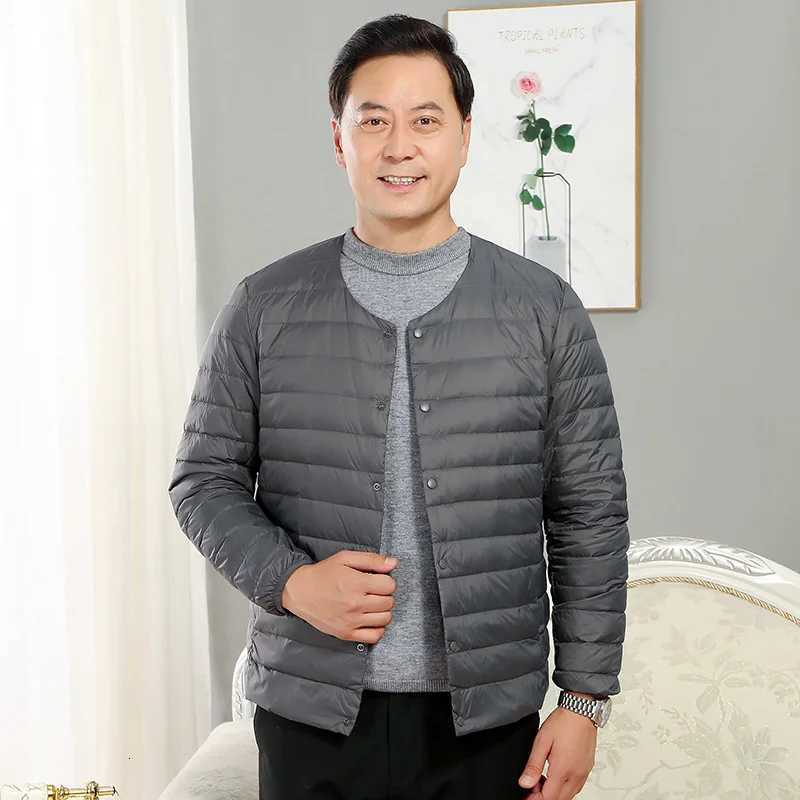 Outdoor Mens Fashionable Handsome High-quality Warm Down Jacket Comfortable Lightweight Breathable High-quality Casual Jacket W250806