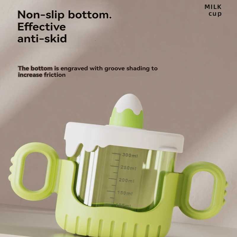 1-3 Years Old Childrens Drinking Cup Baby Drinking Cup Sippy Cup Drop Proof Removable Milk Cup with Graduated Handle X250806
