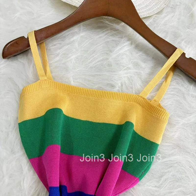 New Summer Raibow Womens Knitted Strapless Dresses Knitwear Sheath Elegant Bodycon Wrap Red Sexy Dress Female