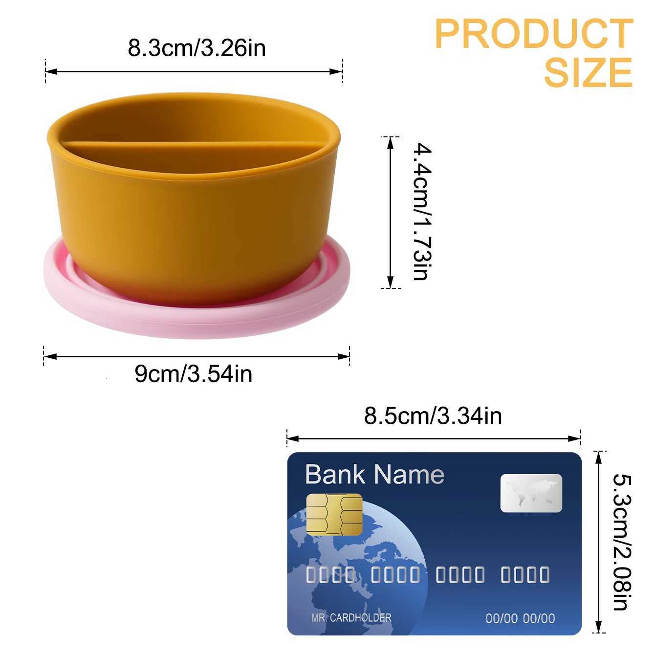 1PCS Baby Silicone Training Bowl| 2-Compartment Feeding Tableware Portable Design| Shower Gift Travel Use Baby Accessories X250806