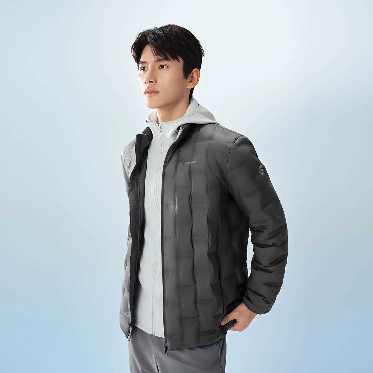 90% down jacket for men by BOSIDENG lightweight jacket warm high-quality casual outerwear W250806