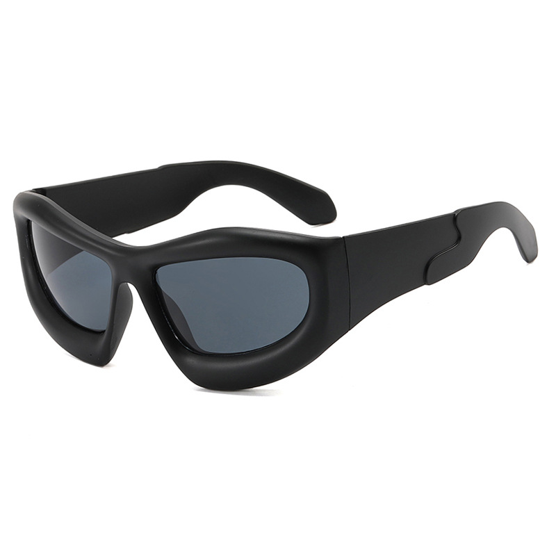 Oriental Fusion Y2K Over sized Bubble Sunglasses Fashion Statement Shades 2025 Design