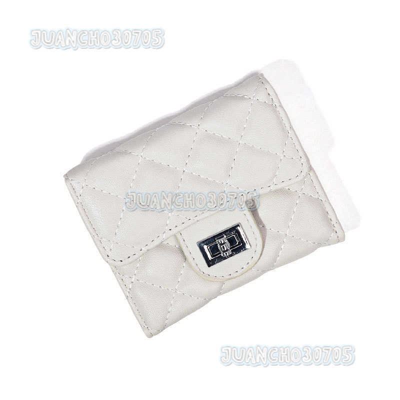 2025 New Small Fragrance Style Quilted Wallet Zipper Wallet Simple Womens Wallet Large Capacity H250806