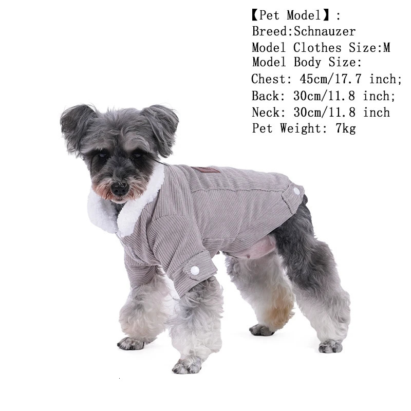 Winter Warm Dog Clothes For Small Medium Dogs Cats Fleece Puppy Kitten Jacket Coat Schnauzer Yorkshire Chihuahua Pet Costume 250805