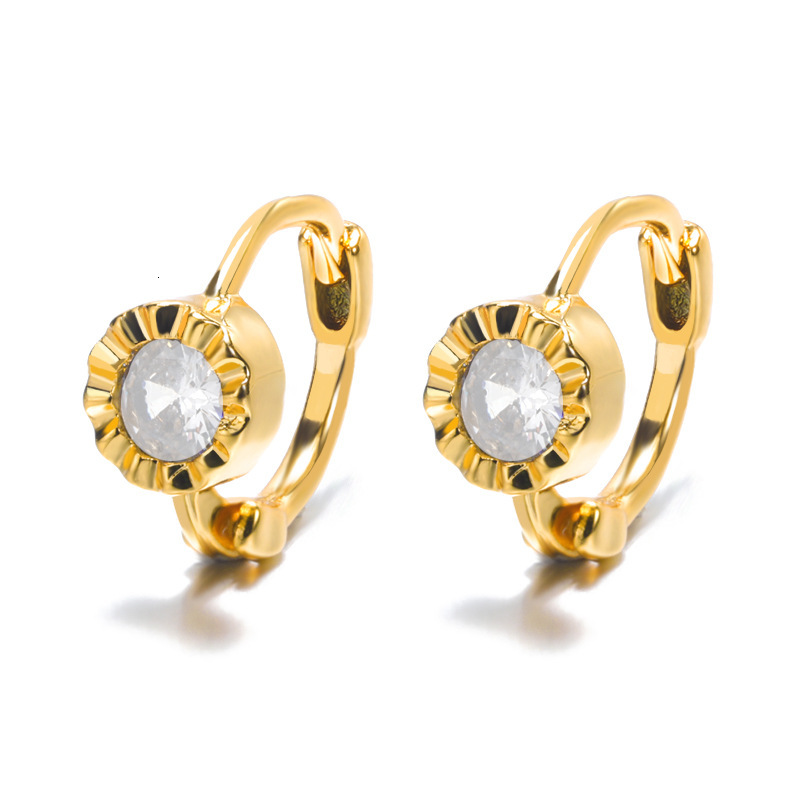 Free Shipping Designer Luxury Jewelry European And American New Style Elegant Moon Star Heart Zircon Combination Women's Earrings Personality Ear