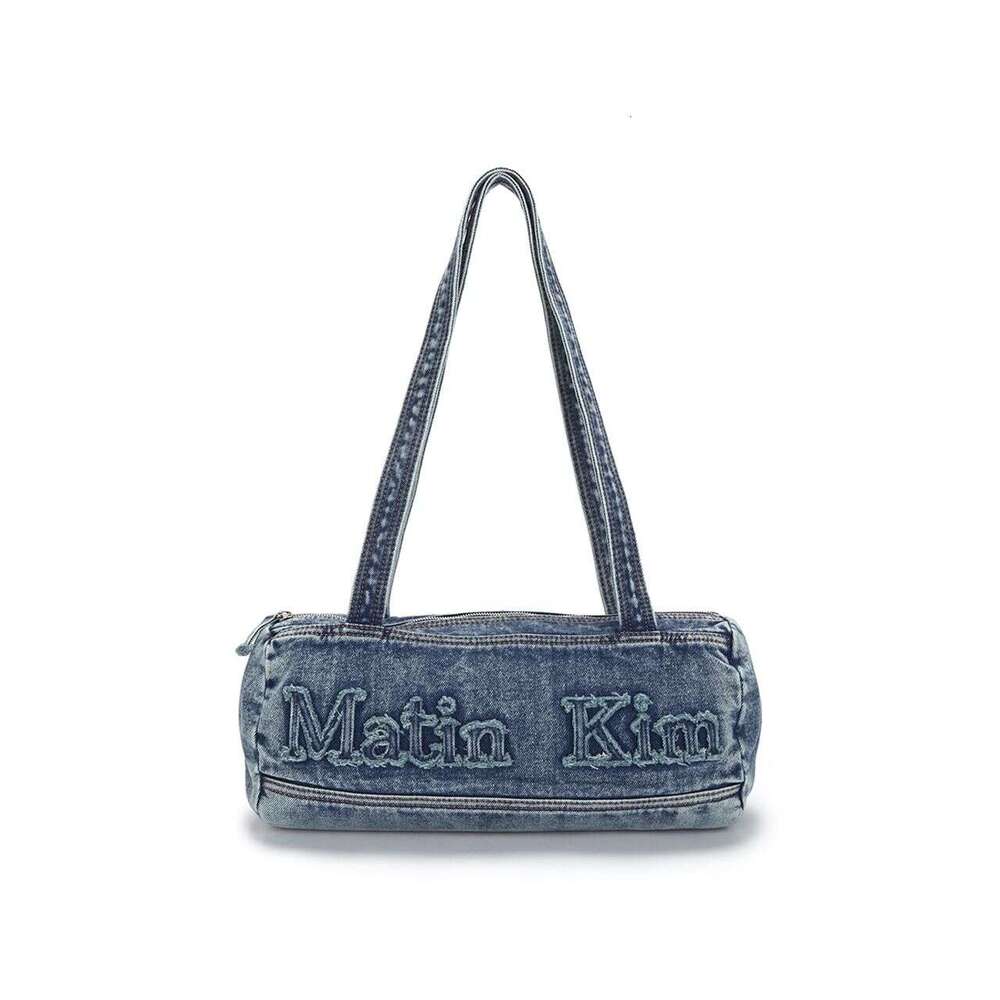 Designer Bag Tote Shoulder Bag summer New Washed Denim Patch Frayed Pillow For Women