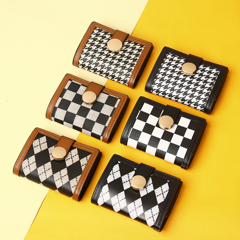 New High-End Women's Short Fashion Versatile Multi-Card Slot Multi-Function Coin Purse 70% off Wallet