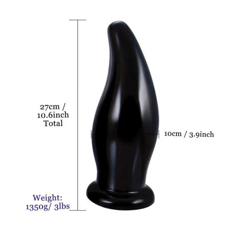 Large Anal Plug Dilator with Suction Cup Dildos Masturbator Stimulates Anus Vagina Long Big Butt Plug Sex Toys for Women and Men Sex Shop XJ250806