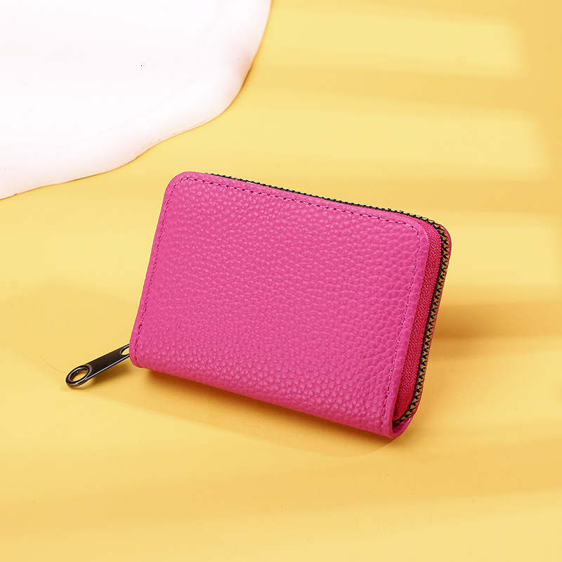 Accordion Holder for Women, Compact and Exquisite Anti-theft Case, Multiple Slots, Large Capacity Bank Card Holder, Women's Coin Purse