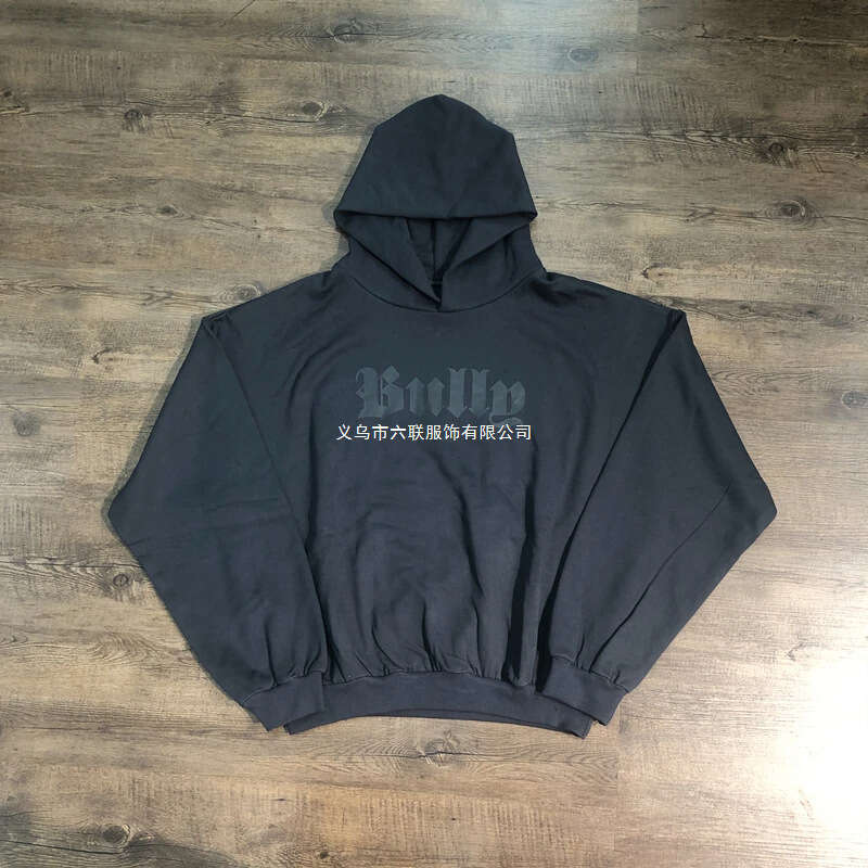 Russian Print Sweatshirt Unisex High Street Niche Design Loose Versatile Hoodie Top