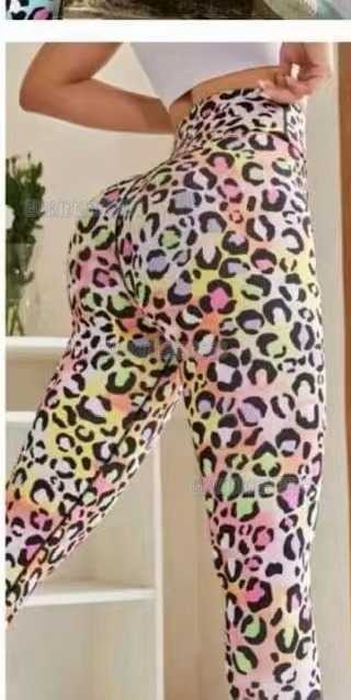 New Yoga Pants High Waist Nude Feel Printed Women Leggings Sports Outdoor Summer Fitness Pants H250806