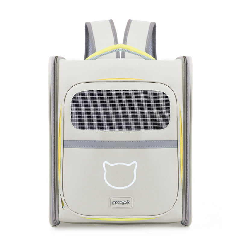 Large size cat and dog backpack, soft edged cat bag, animal harness, travel dog harness as fabric pet home toy