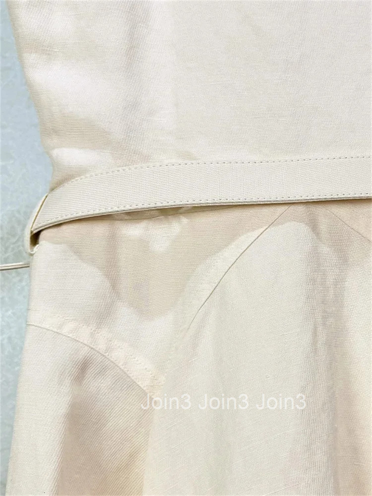 Halter Neck Tank Dress for Women Sleeveless Turn-down Collar Elegant Summer Lady Mini Robe with Sashes