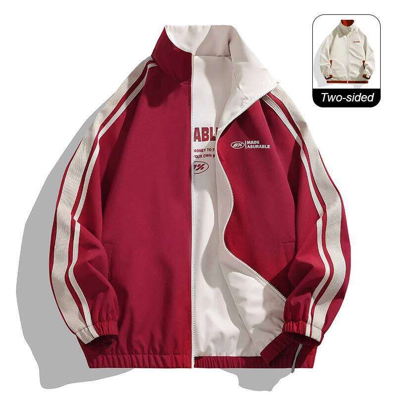 Designer Clothing 2025 New Jacket Two-Sided Long Sleeve Outdoor Men Women Reversible Windproof Coats Splashproof Double-Sided Jackets Couple Top