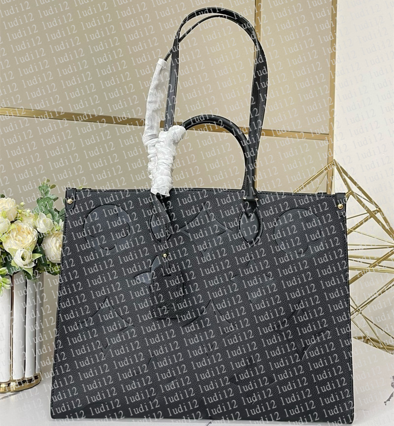 New must have Top quality designer handbag onthego Womens crossbody shoulder bag mirror quality Luxury high capacity shopping bag leather bag travel Tote wallet 21a