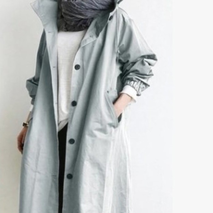 Autumn Casual Style Trench Coat for Women, Mid-Length, Petite, New Style, Elegant Waist-Cinching, Colors, 8 Sizes, Long Sleeve Outerwear