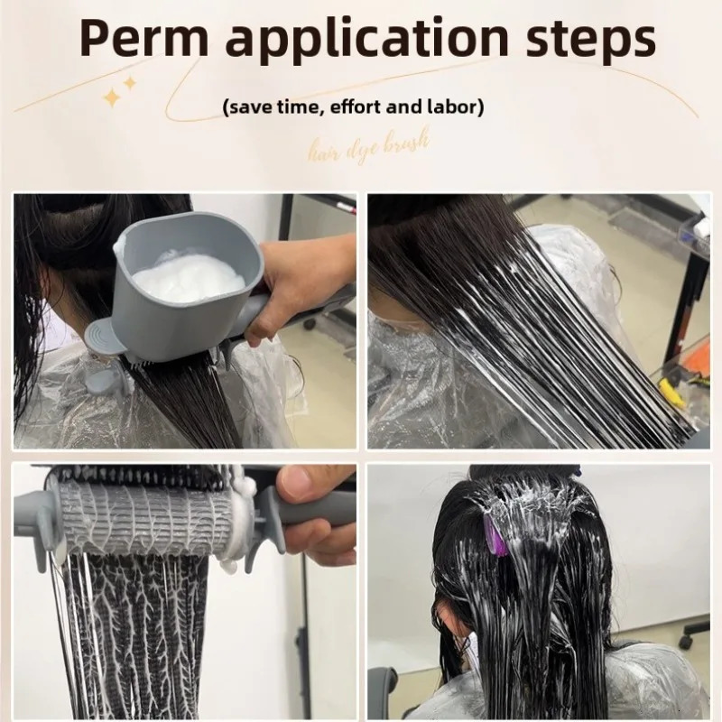 1pcs Professional Hair Coloring Cream Applicator Dyeing Cream Coverage Highlighting Applicator Smooth Brush Hairdressing Tools 250805