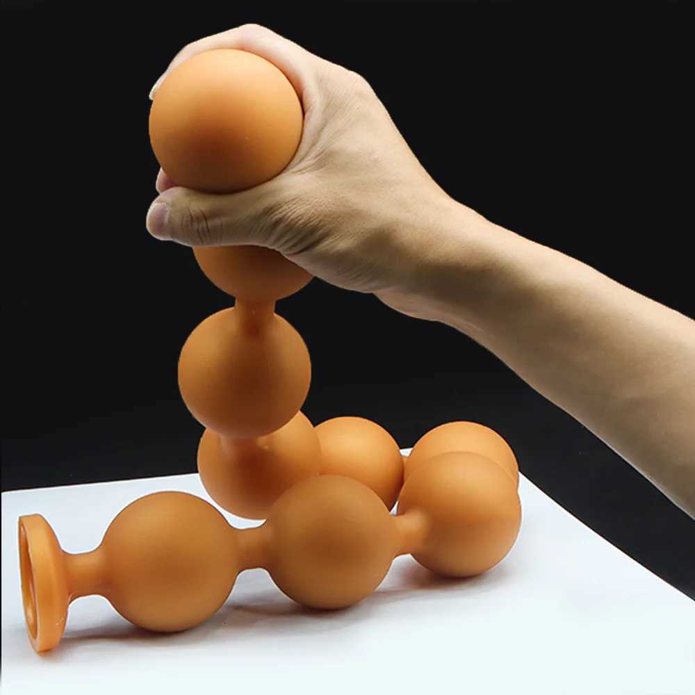 9 Balls anal plug long and huge sex toys for men gay butt balls BDSM Prostate massage G-spot masturbation spawning 18+ sex shopXJ250806