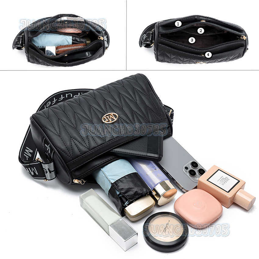 Trendy Womens Bag 2025 New Pu Pleated Crossbody Bag Small Womens Shoulder Bag Tote Bag H250806