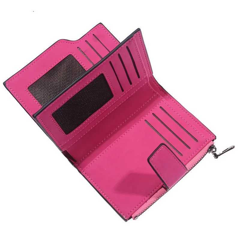 New Leather Women Wallet Hasp Small and Slim Coin Pocket Purse Women Wallets Cards Holders Luxury Brand Wallets Designer Purse XJ250806