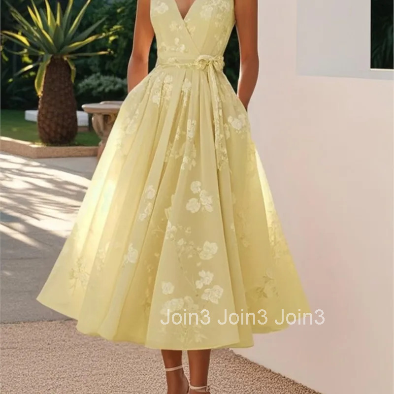 Sexy V-neck Halter Evening Dress Women Fashion Hight Waist Solid Lace A-Line Dress Elegant Sleeveless Slim Long Dress