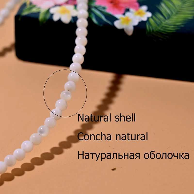 Moon Girl Natural Shell Beads Heart Choker Fashion Stainless Steel Necklace for Women Copper Star Collares Para Mujer Y250805