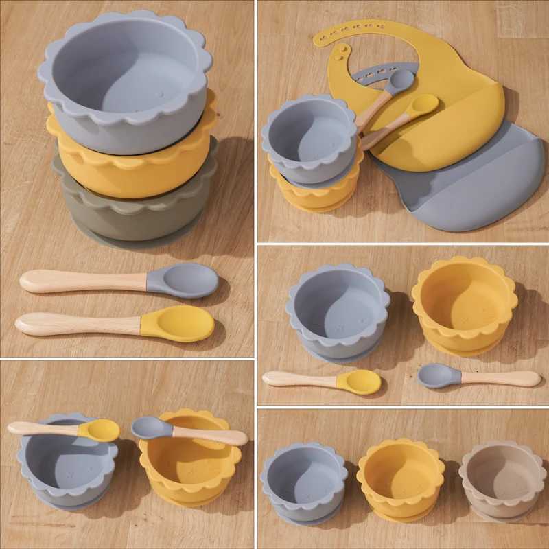 Childrens Tableware Feeding Baby Learning Dishes Suction Bowl Lion Shape Food Plates Training Dishes Plates Newborn Accessories X250806